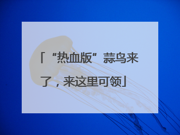 “热血版”蒜鸟来了，来这里可领
