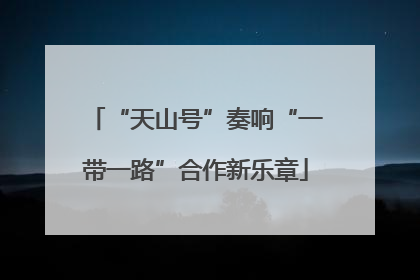 “天山号”奏响“一带一路”合作新乐章