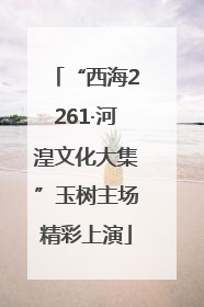 “西海2261·河湟文化大集”玉树主场精彩上演