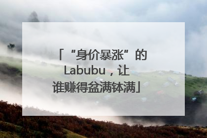 “身价暴涨”的Labubu，让谁赚得盆满钵满