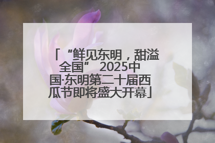 “鲜见东明，甜溢全国” 2025中国·东明第二十届西瓜节即将盛大开幕