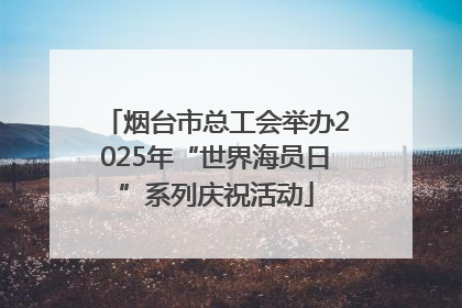 烟台市总工会举办2025年“世界海员日”系列庆祝活动