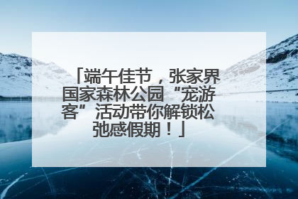 端午佳节，张家界国家森林公园“宠游客”活动带你解锁松弛感假期！