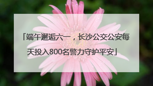 端午邂逅六一，长沙公交公安每天投入800名警力守护平安