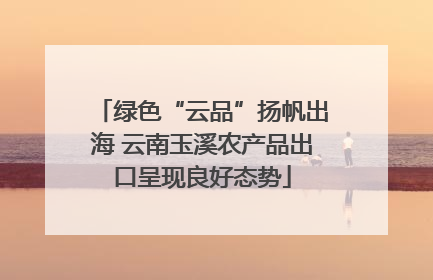 绿色“云品”扬帆出海 云南玉溪农产品出口呈现良好态势