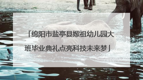 绵阳市盐亭县嫘祖幼儿园大班毕业典礼点亮科技未来梦