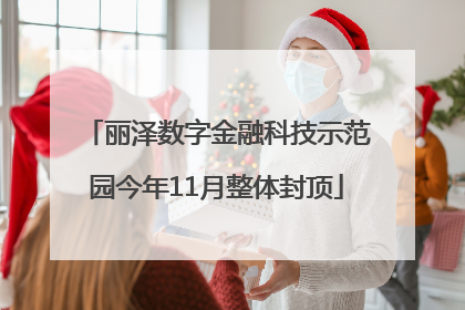 丽泽数字金融科技示范园今年11月整体封顶