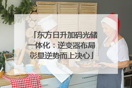 东方日升加码光储一体化：逆变器布局彰显逆势而上决心