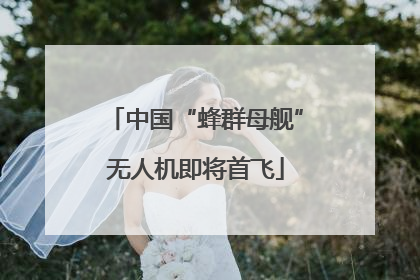 中国“蜂群母舰”无人机即将首飞