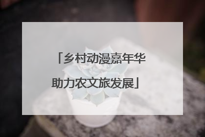乡村动漫嘉年华助力农文旅发展