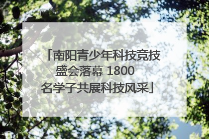 南阳青少年科技竞技盛会落幕 1800 名学子共展科技风采