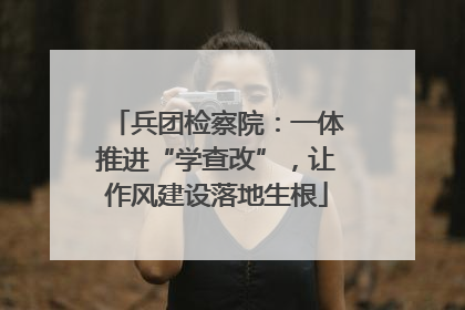 兵团检察院：一体推进“学查改”，让作风建设落地生根