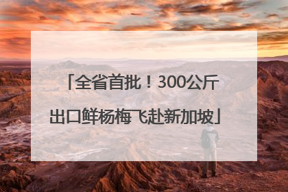 全省首批！300公斤出口鲜杨梅飞赴新加坡
