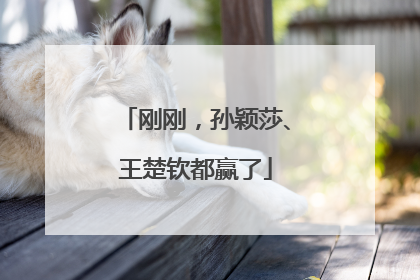 刚刚，孙颖莎、王楚钦都赢了