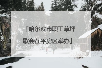 哈尔滨市职工草坪歌会在平房区举办