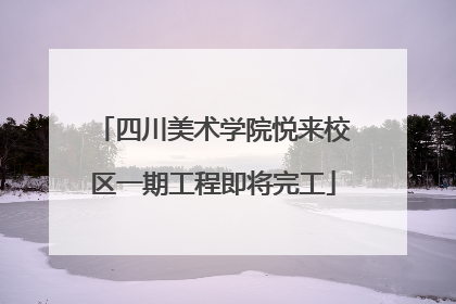 四川美术学院悦来校区一期工程即将完工
