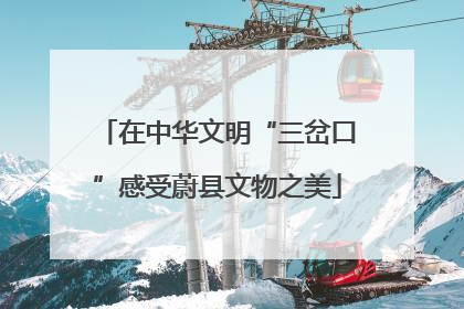 在中华文明“三岔口”感受蔚县文物之美