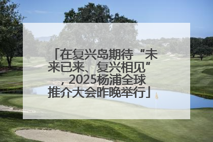 在复兴岛期待“未来已来、复兴相见”，2025杨浦全球推介大会昨晚举行