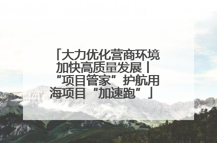 大力优化营商环境 加快高质量发展丨“项目管家”护航用海项目“加速跑”