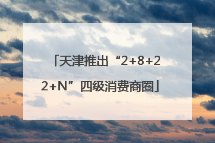 天津推出“2+8+22+N”四级消费商圈