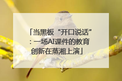 当黑板“开口说话”：一场AI课件的教育创新在蒸湘上演