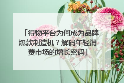 得物平台为何成为品牌爆款制造机？解码年轻消费市场的增长密码