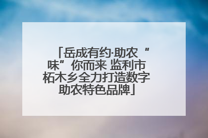 岳成有约·助农“味”你而来 监利市柘木乡全力打造数字助农特色品牌