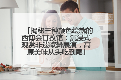 揭秘三种颜色绘就的西博会甘孜馆：沉浸式观赏非遗歌舞展演，高原美味从头吃到尾