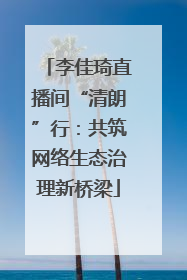 李佳琦直播间“清朗”行：共筑网络生态治理新桥梁