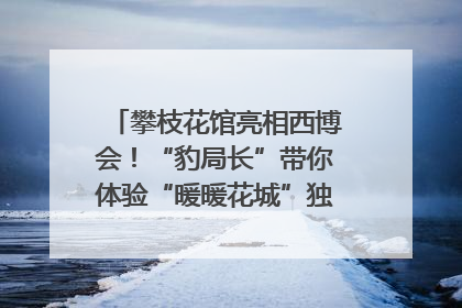 攀枝花馆亮相西博会！“豹局长”带你体验“暖暖花城”独特魅力｜西博视界