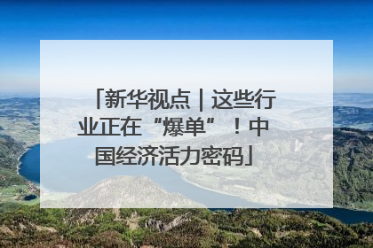 新华视点｜这些行业正在“爆单”！中国经济活力密码