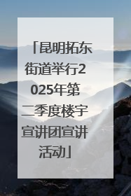 昆明拓东街道举行2025年第二季度楼宇宣讲团宣讲活动
