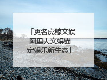 更名虎鲸文娱 阿里大文娱锚定娱乐新生态
