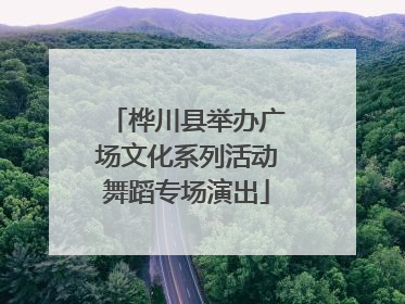 桦川县举办广场文化系列活动舞蹈专场演出