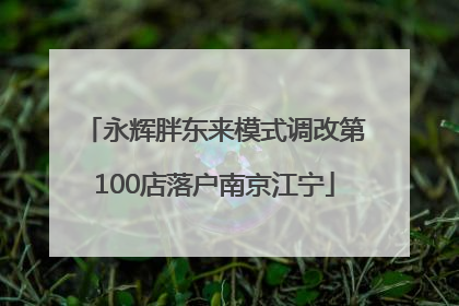 永辉胖东来模式调改第100店落户南京江宁