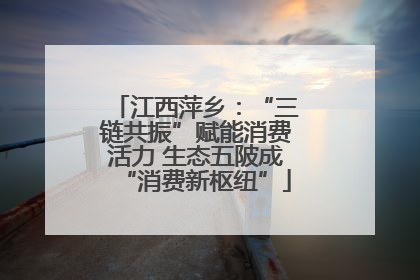 江西萍乡：“三链共振”赋能消费活力 生态五陂成“消费新枢纽”