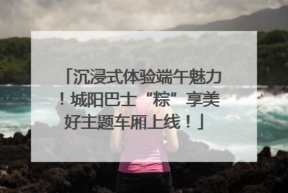 沉浸式体验端午魅力！城阳巴士“粽”享美好主题车厢上线！