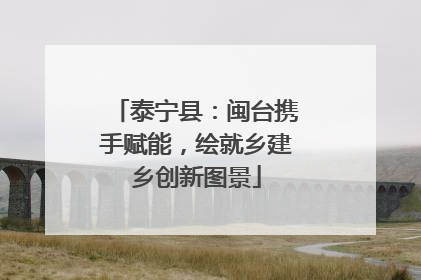泰宁县：闽台携手赋能，绘就乡建乡创新图景