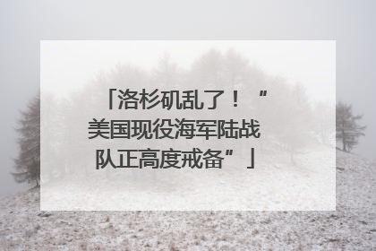 洛杉矶乱了！“美国现役海军陆战队正高度戒备”