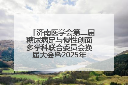 济南医学会第二届糖尿病足与慢性创面多学科联合委员会换届大会暨2025年学术年会成功举行
