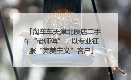 淘车车天津北辰店二手车“老师傅”，以专业征服“完美主义”客户