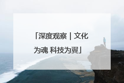 深度观察｜文化为魂 科技为翼