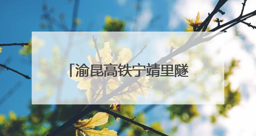 渝昆高铁宁靖里隧道贯通  云南段隧道已贯通40座