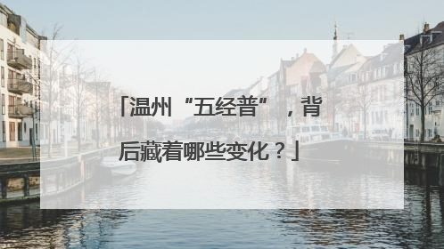 温州“五经普”，背后藏着哪些变化？