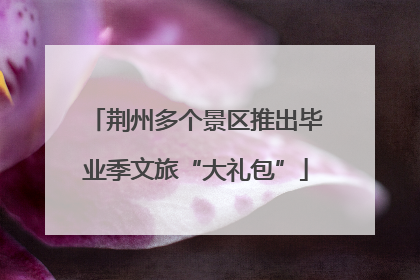 荆州多个景区推出毕业季文旅“大礼包”