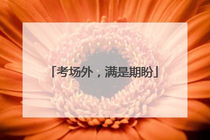 考场外，满是期盼