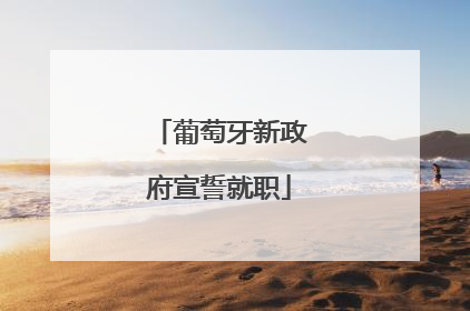 葡萄牙新政府宣誓就职