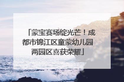 蒙宝赛场绽光芒！成都市锦江区童蒙幼儿园两园区喜获荣耀