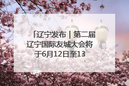 辽宁发布｜第二届辽宁国际友城大会将于6月12日至13日在沈阳举办