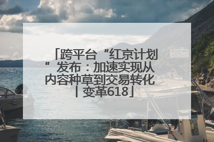 跨平台“红京计划”发布：加速实现从内容种草到交易转化丨变革618